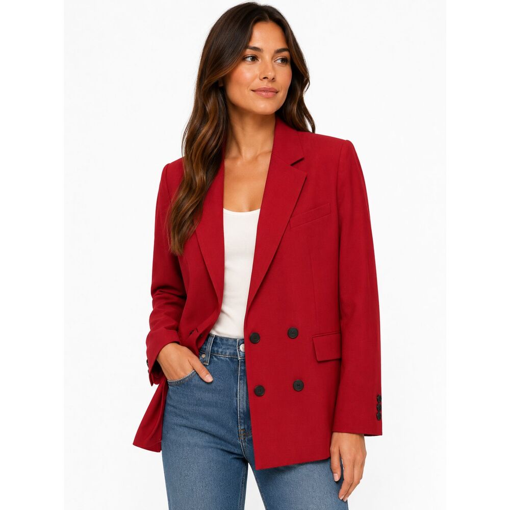 Theory Piazza Double-Breasted Blazer | Size: 8
